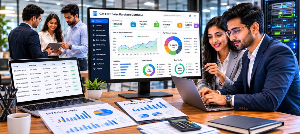 Get Gst Sales Purchase Database