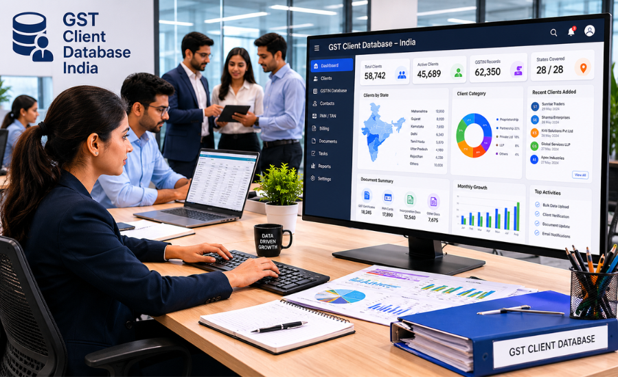 Gst Client Database India