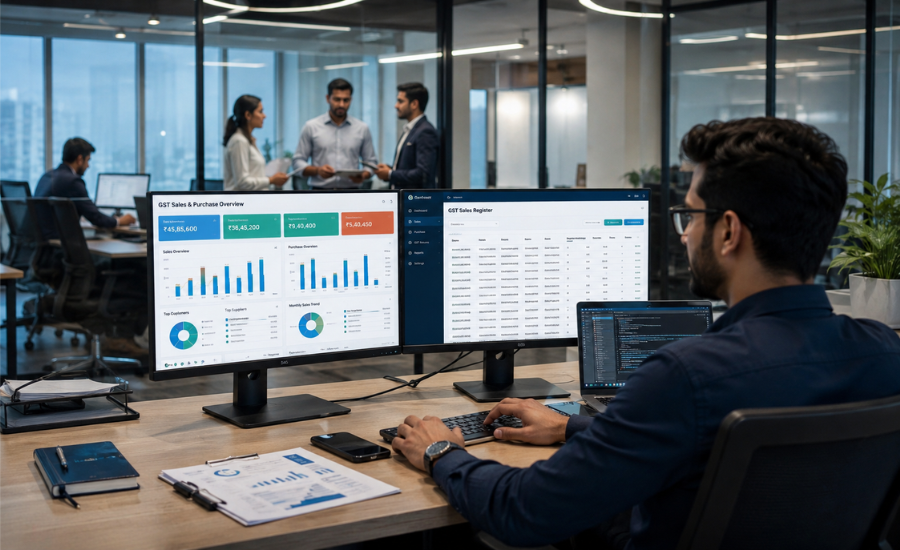 Gst Sales or Purchase Database