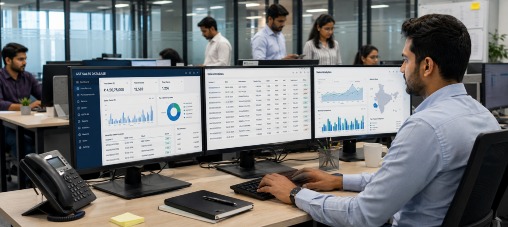 Gst Sales or Purchase Database