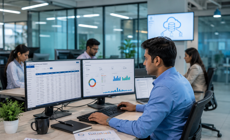 Gstn Sales Purchase Database