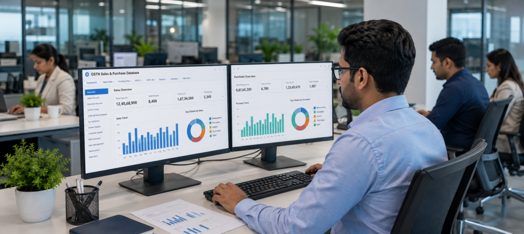 Gstn Sales Purchase Database