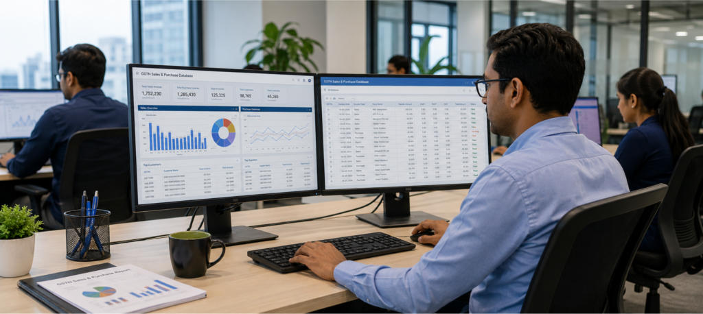 Gstn Sales and Purchase Database