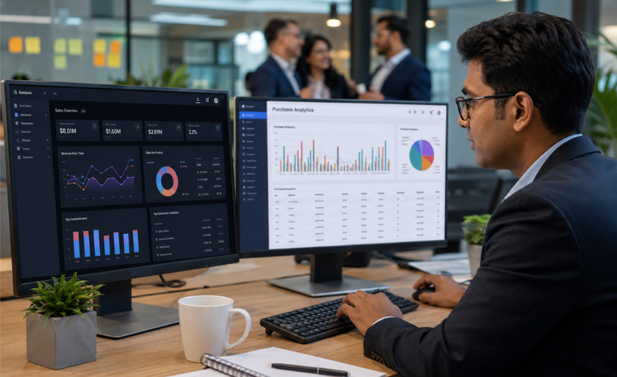 Get Sales Purchase Data Of Company