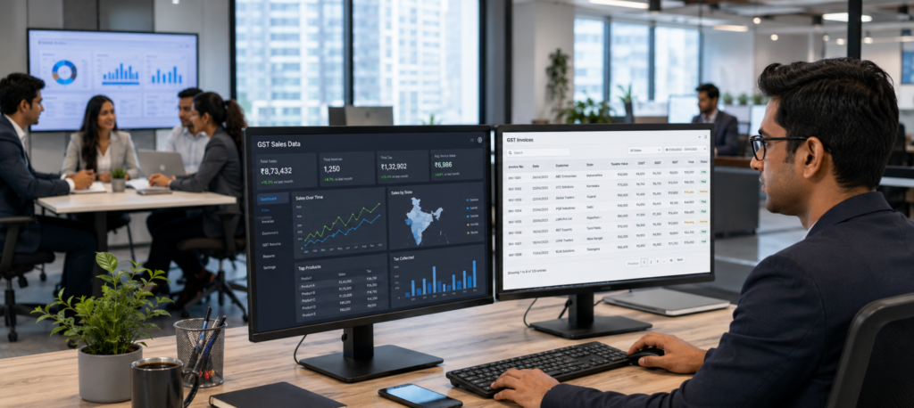Gst Sales Data Online