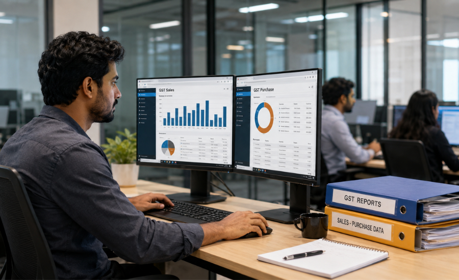 Gst Sales Purchase Data Online