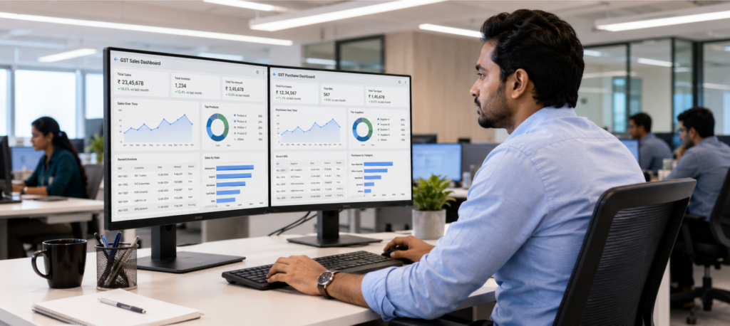 Gst Sales Purchase Data Online