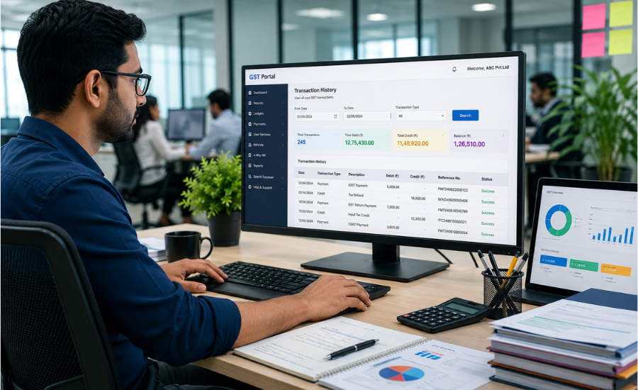 How To Check GST Transaction History?