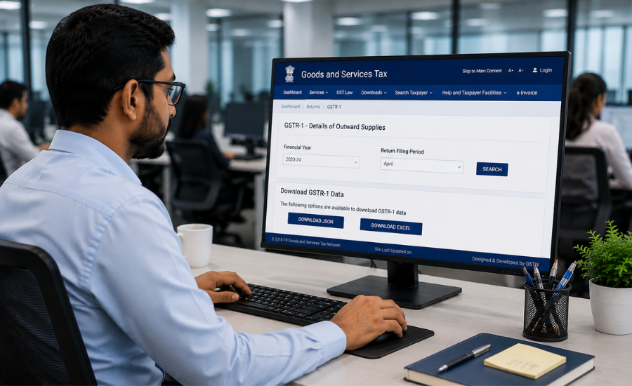 How To Download GSTR 1 Data From GST Portal?