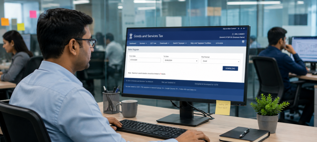 How To Download Sale Summary In GST Portal?
