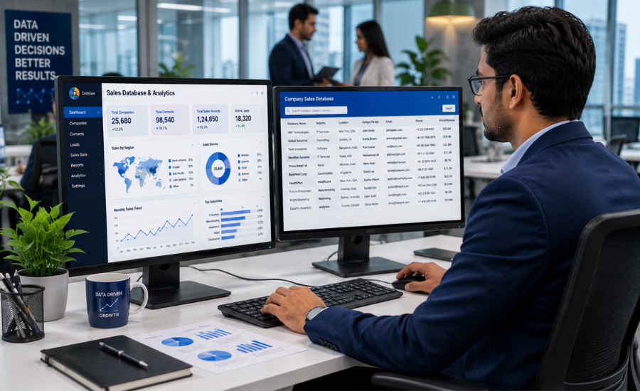 How To Find Sales Database Of A Company?