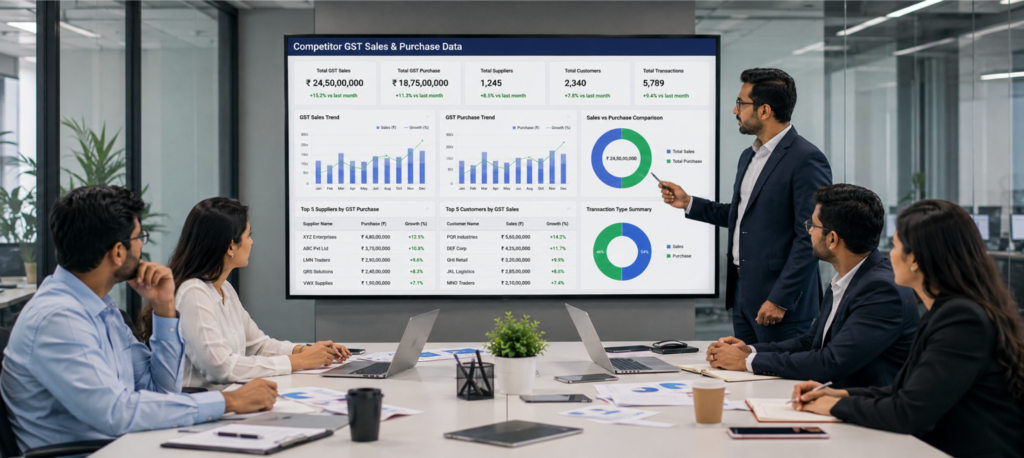 How To Get Competitor Gst Sales Purchase Data