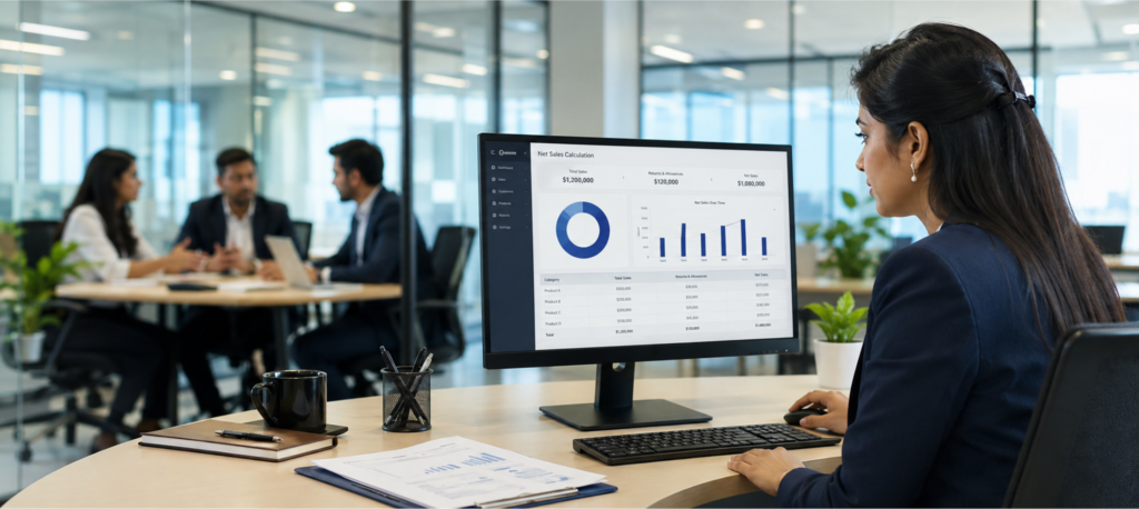How To Get Net Sales From Total Sales?