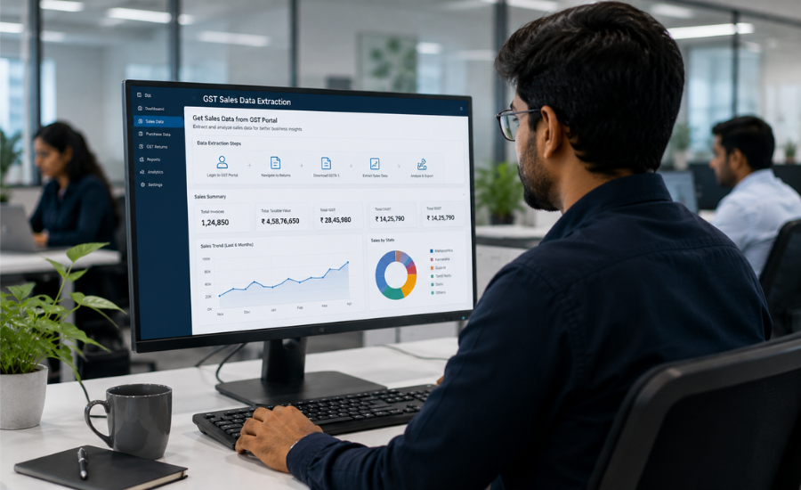 How To Get Sales Data From GST?