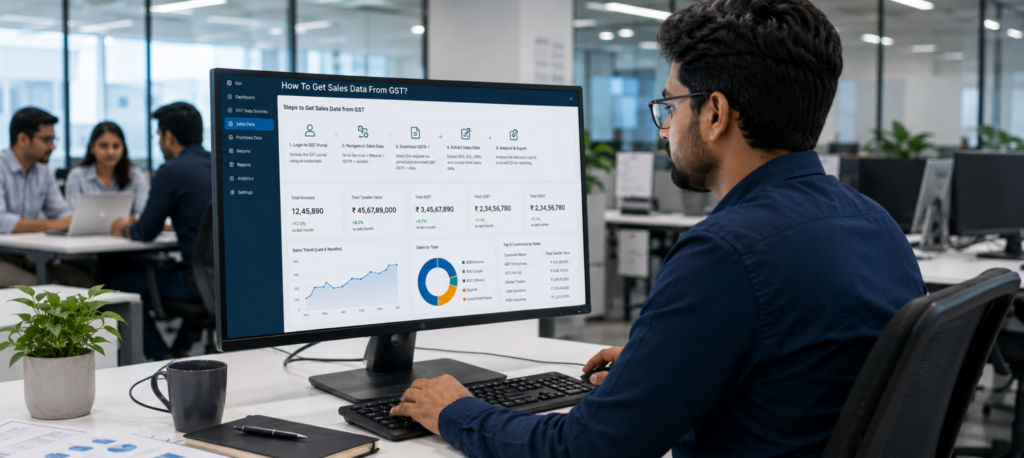 How To Get Sales Data From GST?