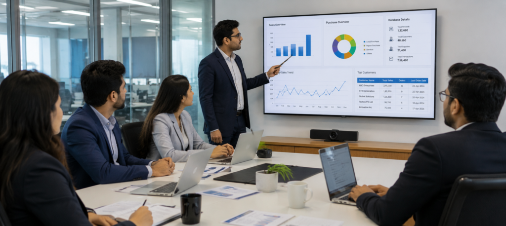 How To Get Sales Purchase Database
