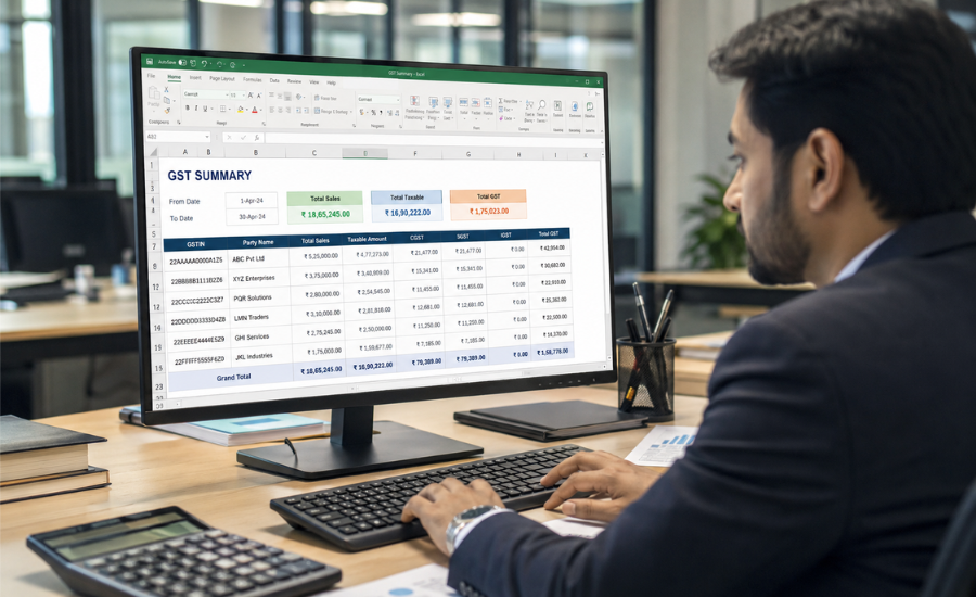 How To Make GST Summary In Excel