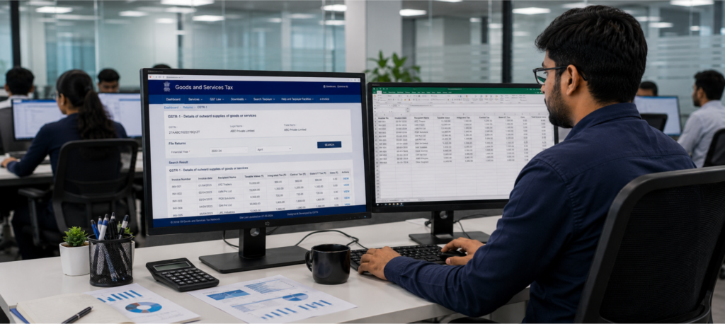 How To See Sales Bill In GST Portal?