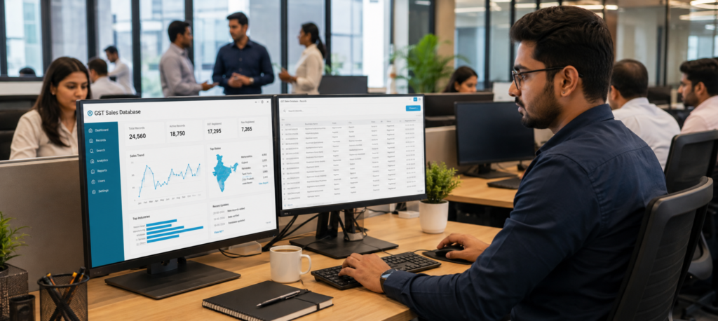 Latest Gst Sales Database
