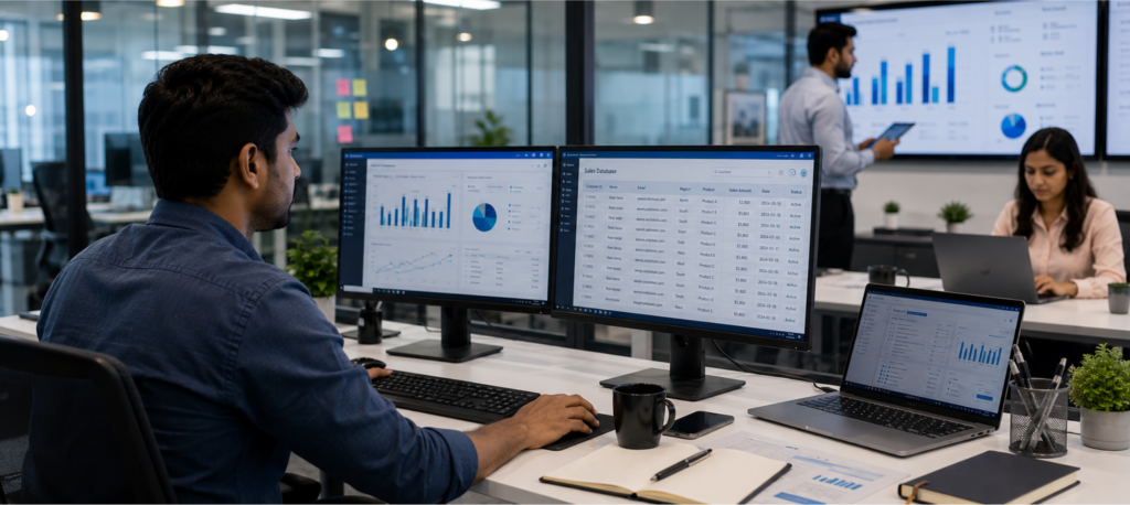 Sales Database Of Any Company