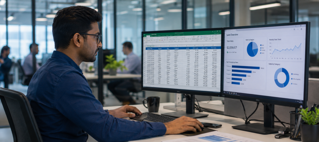 Sales Purchase Data Excel File