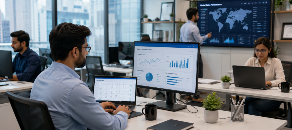 Sales Purchase Data Of Any Company